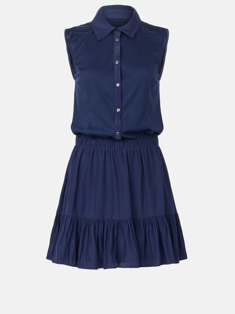 Ramy Brook Odette Dress Size M Navy - Picture 3 of 3